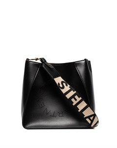 Мини сумка через плечо с логотипом Stella mccartney