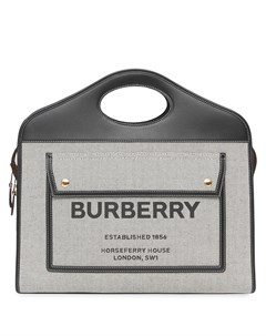 Сумка Leather Pocket среднего размера Burberry
