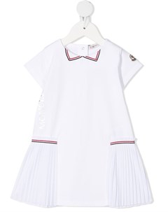 Платье футболка с плиссировкой Moncler enfant