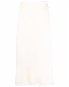 Многослойная шелковая юбка Jil sander