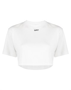Укороченная футболка с короткими рукавами Off-white