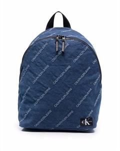 Джинсовый рюкзак с вышитым логотипом Calvin klein kids