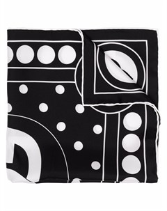 Шелковый платок с абстрактным принтом Dolce&gabbana