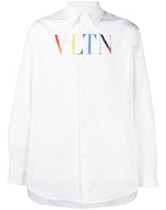 Рубашка на кнопках с логотипом Valentino