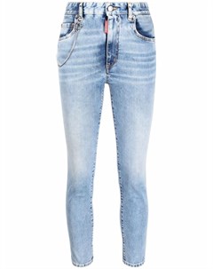 Укороченные джинсы с цепочкой Dsquared2