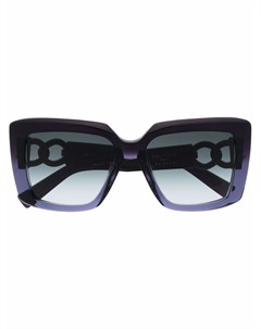 Солнцезащитные очки в квадратной оправе с эффектом градиента Balmain eyewear