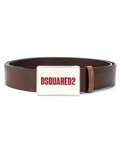 Ремень с пряжкой логотипом Dsquared2