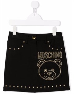 Юбка мини с логотипом Moschino kids