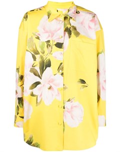 Платье рубашка мини с цветочным принтом Valentino