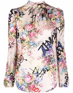 Блузка с цветочным принтом Dsquared2