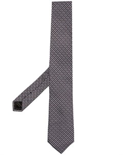 Шелковый галстук с жаккардовым узором Brioni