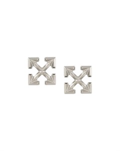 Серьги гвоздики с логотипом Arrows Off-white