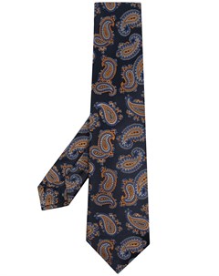 Шелковый галстук с узором пейсли Kiton