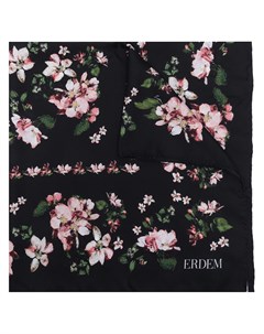 Шелковый платок Margot с цветочным принтом Erdem