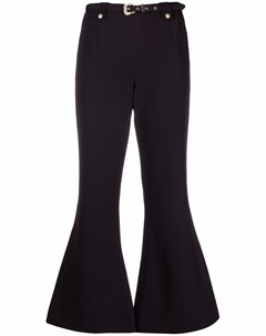 Расклешенные брюки с поясом Versace jeans couture