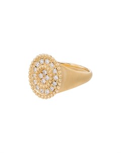 Перстень из желтого золота с бриллиантами Kimai