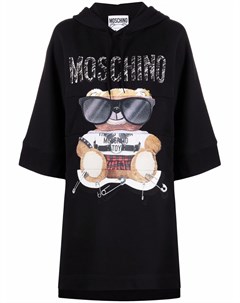 Платье толстовка Punk Teddy с принтом Moschino