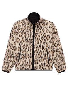 Куртка на молнии с леопардовым принтом John elliott