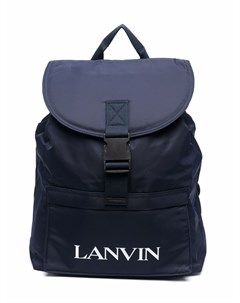 Рюкзак с логотипом и пряжкой Lanvin enfant
