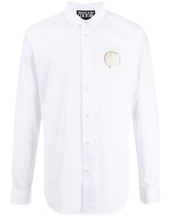 Рубашка с длинными рукавами и логотипом Versace jeans couture