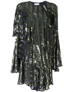 Ярусное платье Tina асимметричного кроя с пайетками Osman