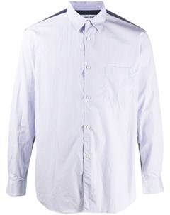 Полосатая рубашка с контрастными вставками Comme des garcons shirt