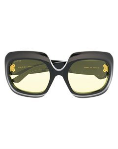 Массивные солнцезащитные очки в круглой оправе Gucci eyewear