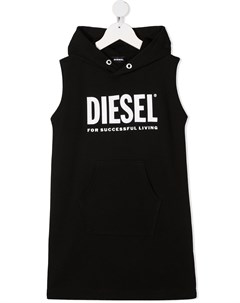 Платье худи с логотипом Diesel kids