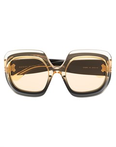Солнцезащитные очки в круглой оправе с эффектом градиента Gucci eyewear