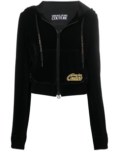 Худи на молнии с логотипом Versace jeans couture