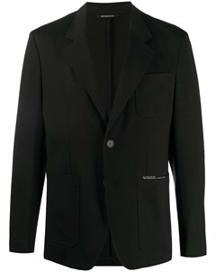 Однобортный пиджак с логотипом Givenchy