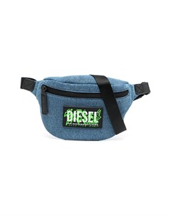 Джинсовая поясная сумка с нашивкой логотипом Diesel kids