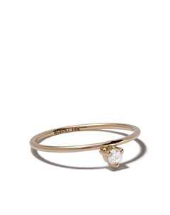Золотое кольцо с бриллиантом Mizuki