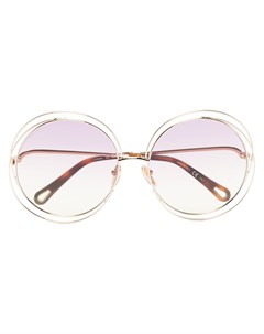 Солнцезащитные очки Carlina в круглой оправе Chloé eyewear