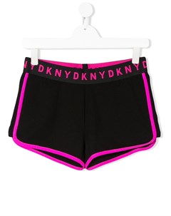 Двухцветные шорты с логотипом Dkny kids