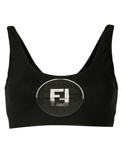 Лиф бикини с логотипом Fendi pre-owned