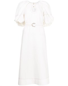 Платье миди Harlow с объемными рукавами Acler