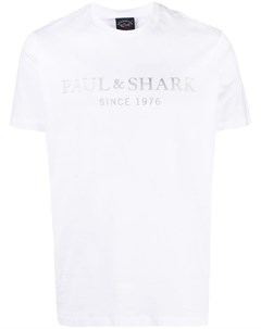 Футболка с круглым вырезом и логотипом Paul & shark
