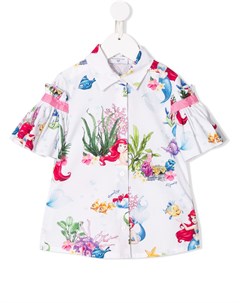 Рубашка Little Mermaid с короткими рукавами Monnalisa