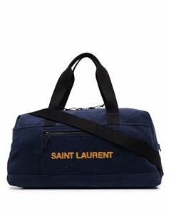 Дорожная сумка с вышитым логотипом Saint laurent
