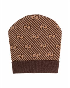 Шерстяная шапка бини с логотипом GG Gucci kids