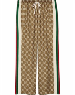 Спортивные брюки с кулиской и логотипом Interlocking G Gucci