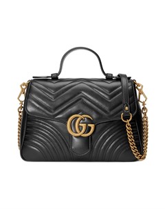 Маленькая сумка GG Marmont с верхней ручкой Gucci