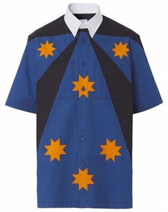 Рубашка на пуговицах с геометричным принтом Burberry