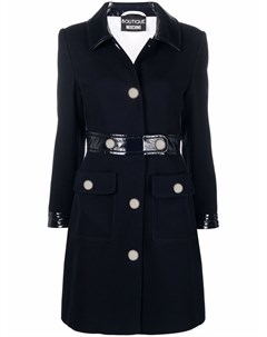 Пальто с контрастной отделкой Boutique moschino
