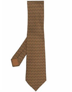 Шелковый платок 2000 х годов с цветочным принтом Hermes