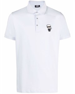 Рубашка поло Ikonik с нашивкой логотипом Karl lagerfeld