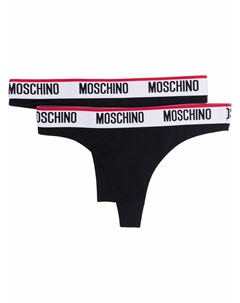 Трусы стринги с логотипом Moschino