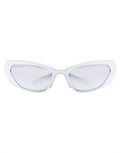 Солнцезащитные очки Visor с зеркальными линзами Balenciaga eyewear