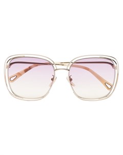 Солнцезащитные очки Carlina в массивной оправе Chloé eyewear